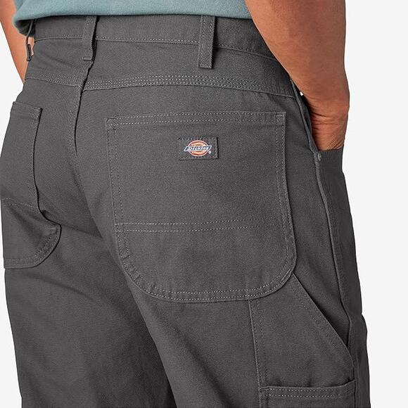 Dickies Relaxed-Fit Straight Carpenter Duck Jeans for Men - Rinsed Slate - 44x32 - Picture 5 of 8